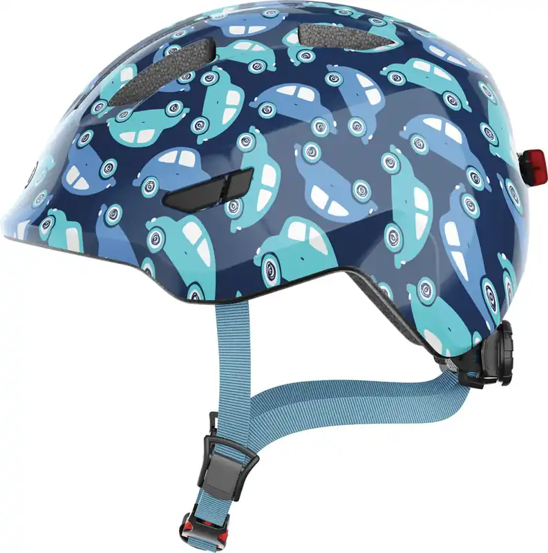 Abus Smiley 3.0 LED Casco Niños Blue Car