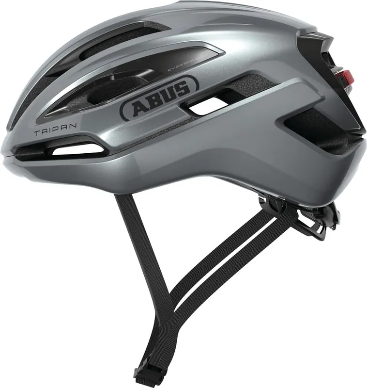 Abus Taipan LED Casco Carretera Graphite Silver