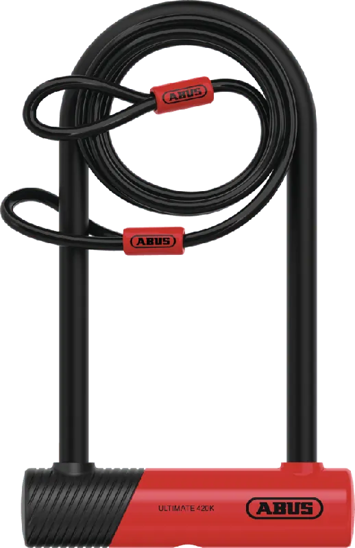 Abus Candado U Ultimate 420K/170HB230 USH Cobra 10/120 Negro/Rojo