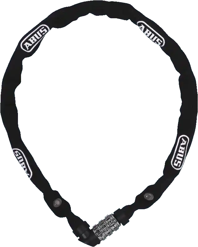 Abus Candado Cadena/Combinación Web 1200/60 Negro