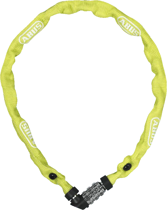 Abus Candado Cadena/Combinación Web 1200/60 Amarillo