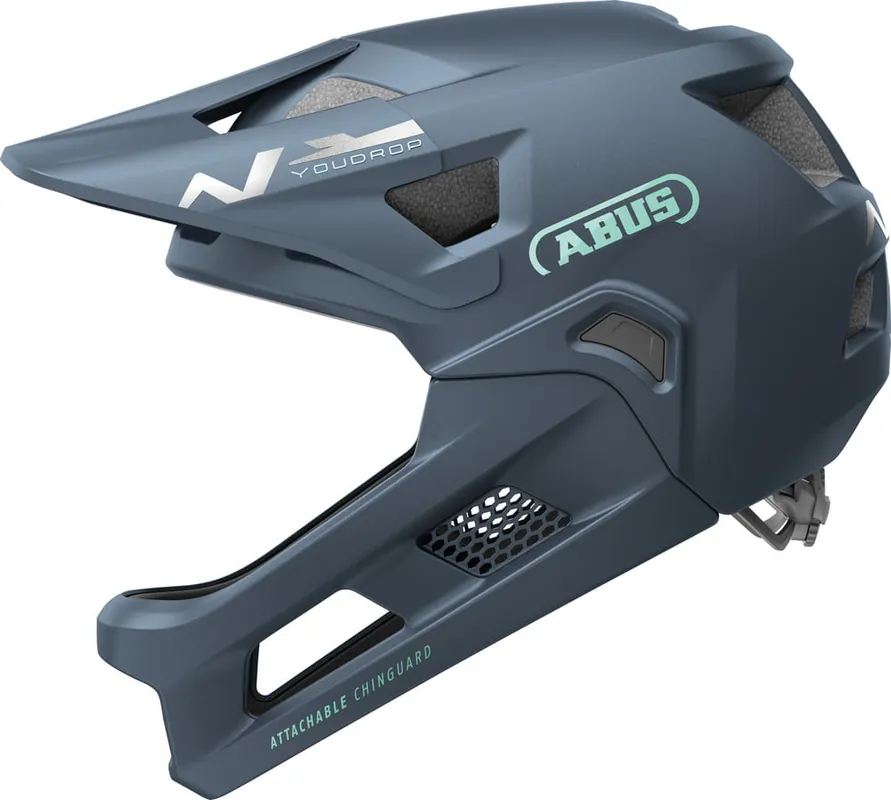 Abus Youdrop FF Casco Niños Midnight Blue