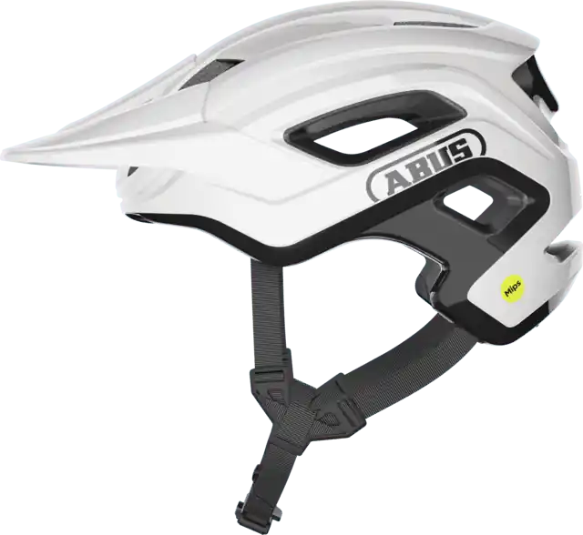 Abus Cliffhanger Mips Casco MTB Shiny White