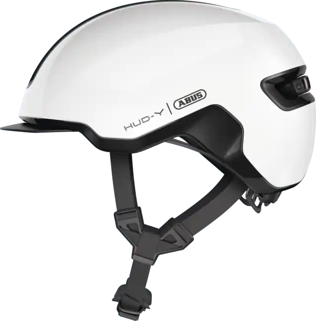 Abus Hud-Y Casco Urbano Shiny White