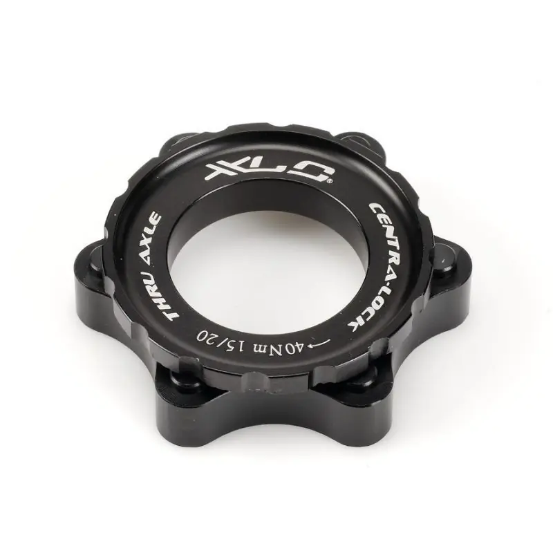 Adaptador XLC BR-X83 Centerlock Rotor 6 Agujeros Eje Pasante Negro