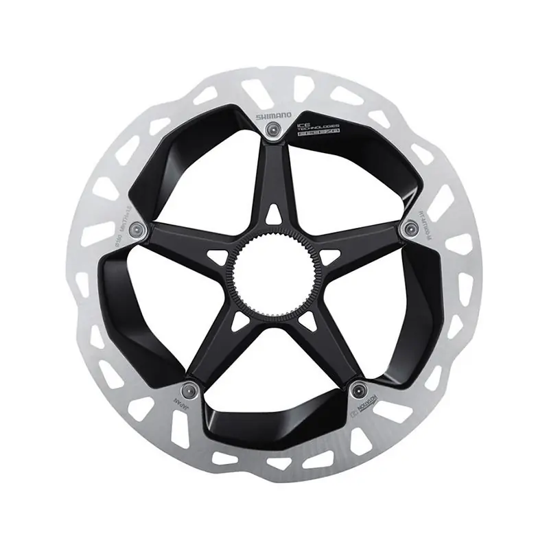 Disco Freno Shimano RT-MT900 Centerlock Ice-Tech XTR Plata/Negro