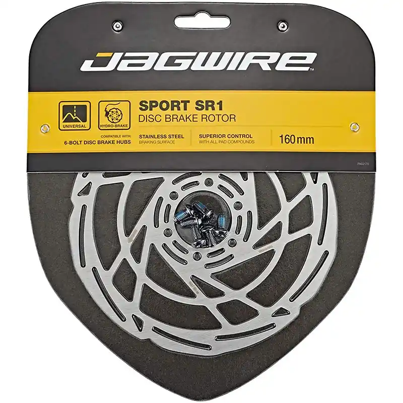 Disco Freno Jagwire Sport SR1 6 Agujeros Plata