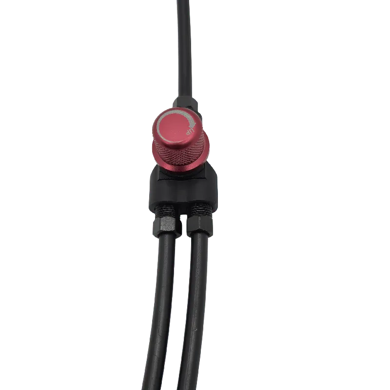 Distribuidor Hidráulico Outbraker Double Booster Road Shield PRO N Frenado 1 Mano Negro
