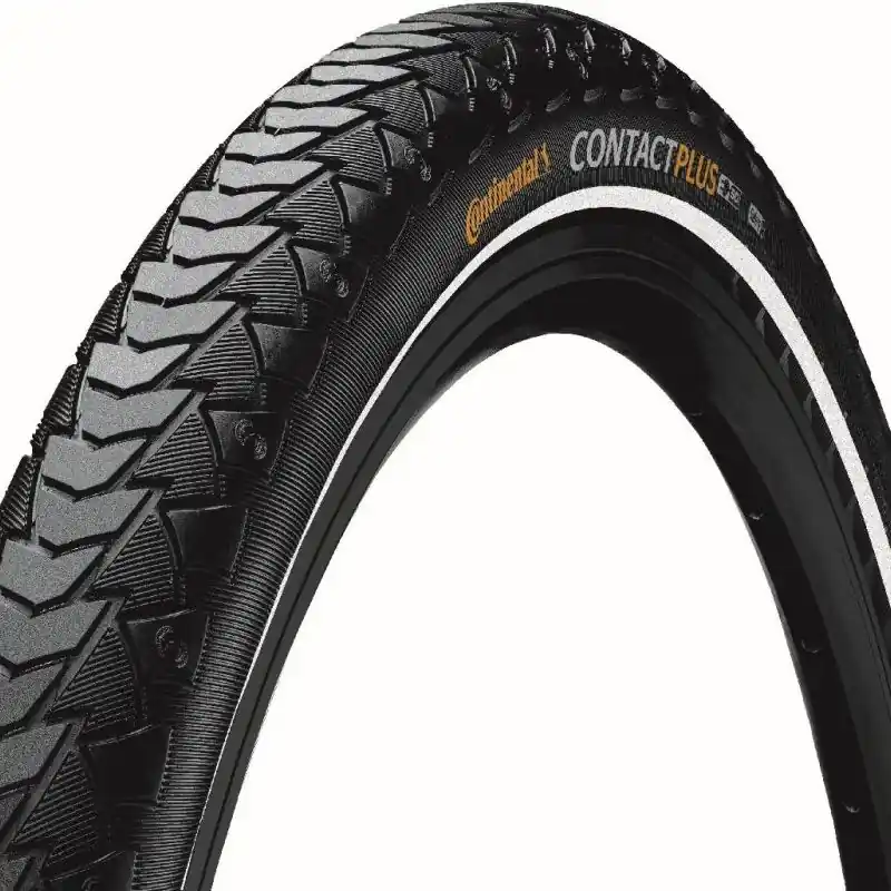 Cubierta Continental Contact Plus SL Rigida Negro Reflectante