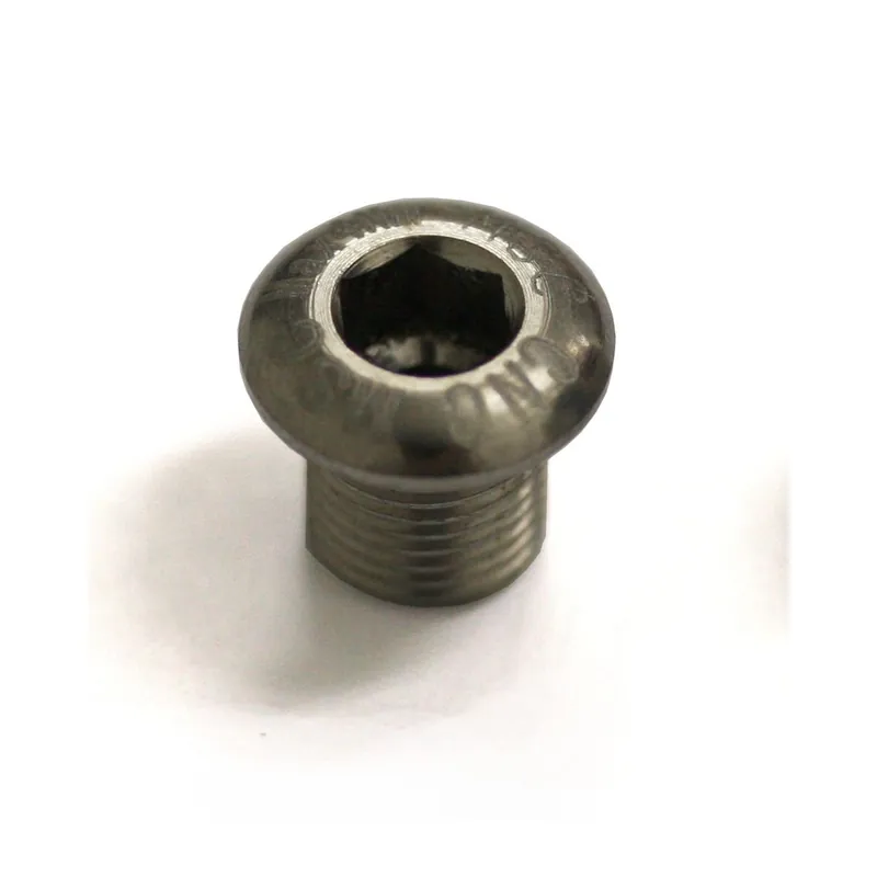 Tornillo titanio largo para platos. M8x8.5mm Gr5