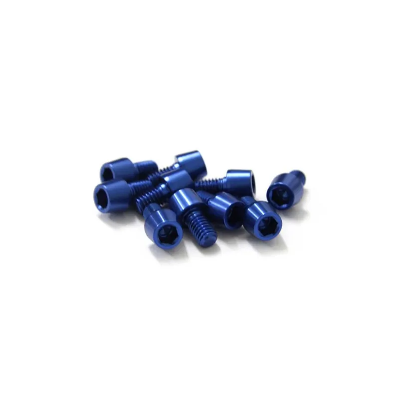 Tornillos Alu7075T6 M6x10. (10uni)