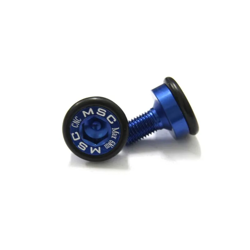 Tornillo pedalier Cuadradillo M8x15 Alu7075T6. 2ud