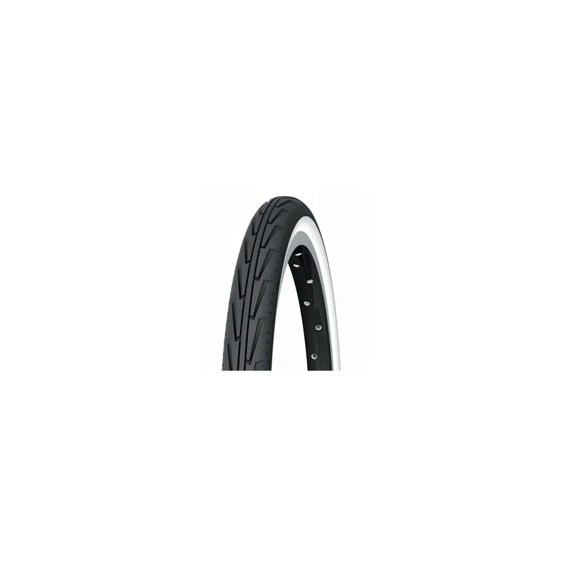 Cubierta Michelin City junior cubierta 24"x1.75" blanca/negra