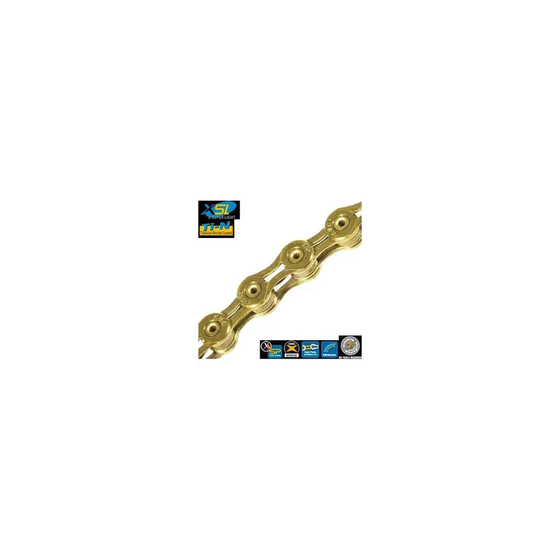 Cadena KMC X-10 SL Gold 253gr