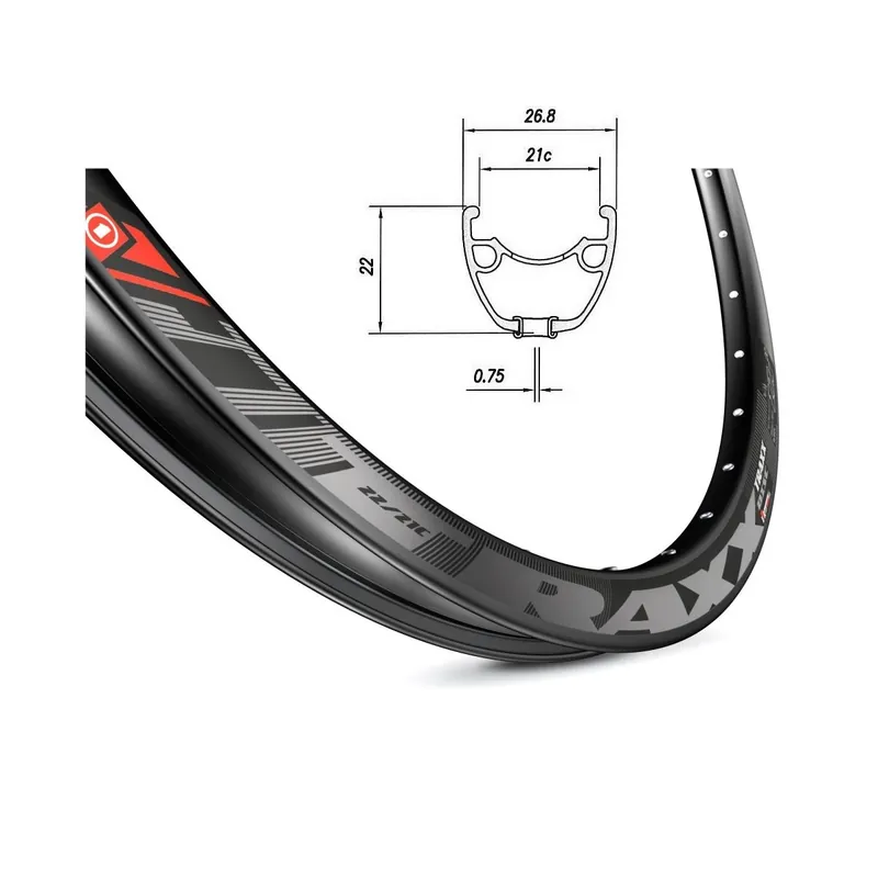 Llanta Mach1 27.5" TRAXX Disc negro 32/36 radios