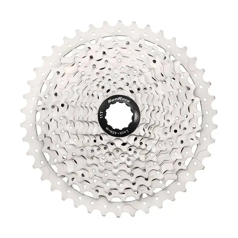 Cassette Sunrace CSMS3 11-40 dientes de 10 velocidades plata