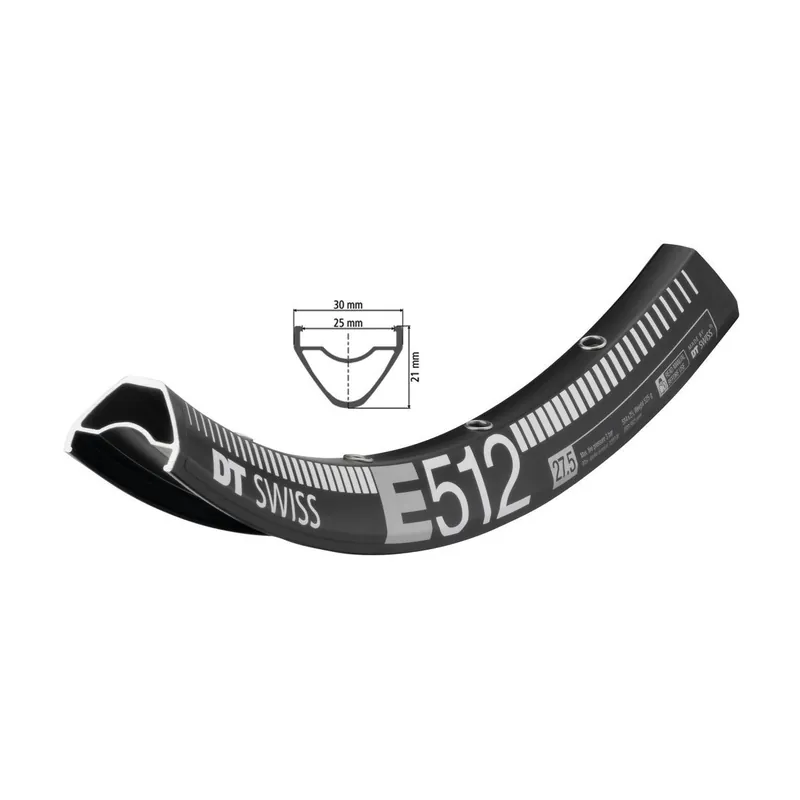 Aro Dt swiss E 512 de 27,5" 25mm 28/32 agujeros Enduro