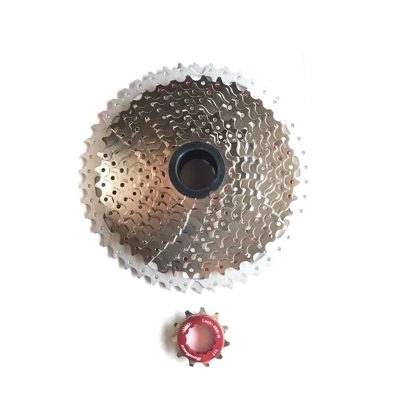 Cassette Sunrace 11v CSMX8 11-46 dientes color plata