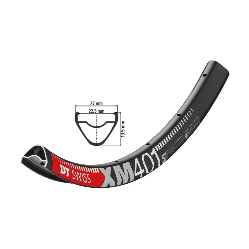 DT SWISS - Aro 29" 22,5mm - XM 401 28/32 agujeros All Mountain