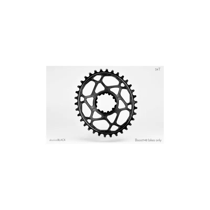 Plato ovalado Absolute Black Sram DM Boost 148 Offset 3mm