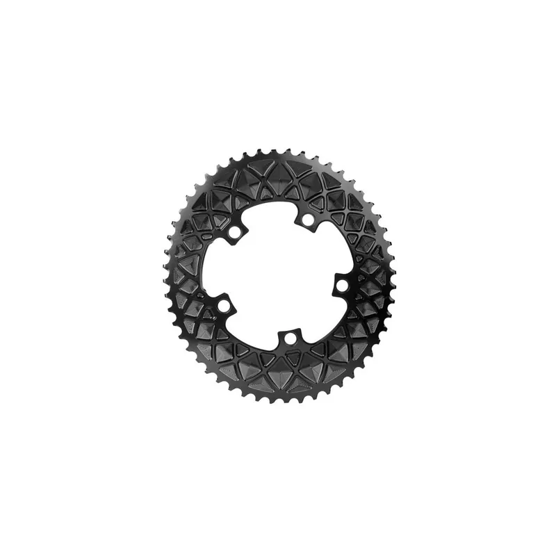 Plato ovalado Absolute Black carretera 110/5 BCD, 2X (No sram)