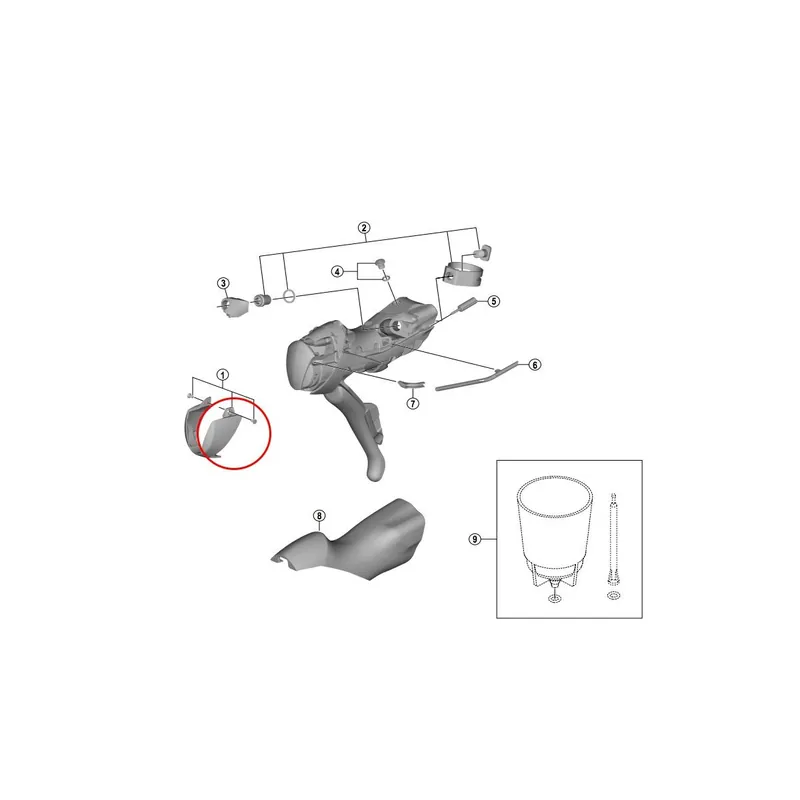 Shimano Embellecedor maneta ST-RS405
