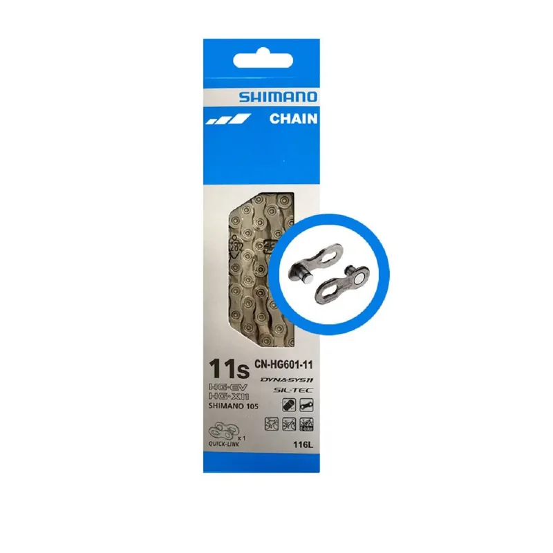 Cadena Shimano CN-HG601 11velocidades 116 esla. QUICK LINK