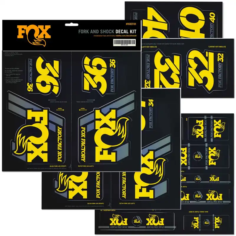 Adhesivos Originales FOX varios colores