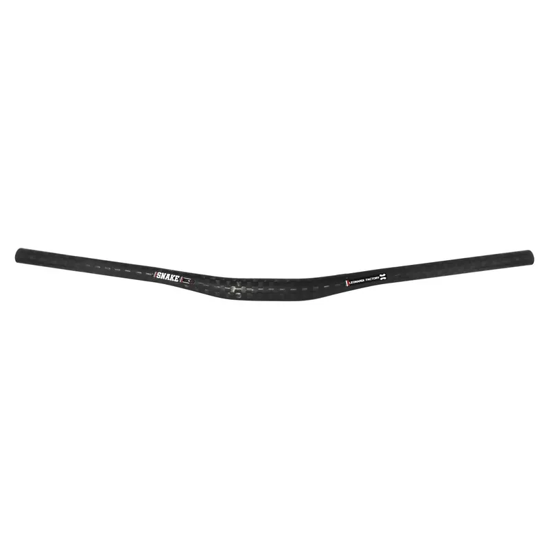 Manillar de carbono 12k Leonardi Factory Snake Mini Rise 130g 780mm