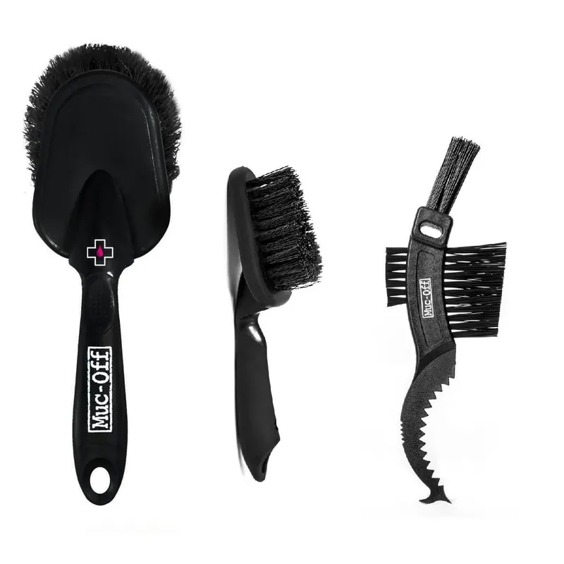 Kit 3 cepillos de limpieza Muc-Off