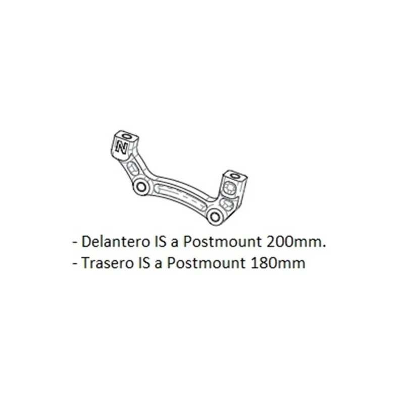 Adaptador de freno Hope IS Post Mount