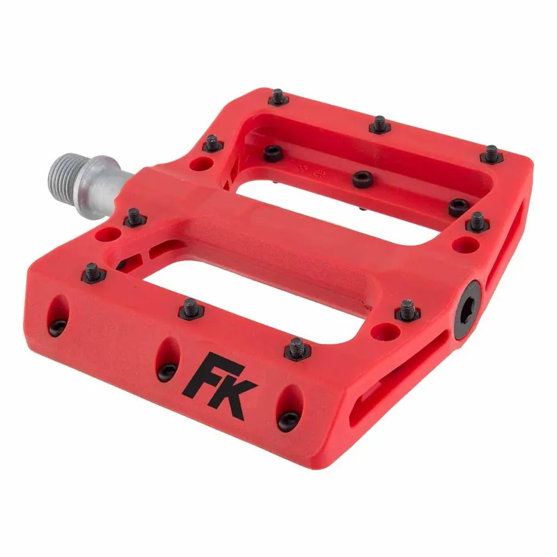 Pedales de plataforma FK nylon eje cromo rodamientos sellados