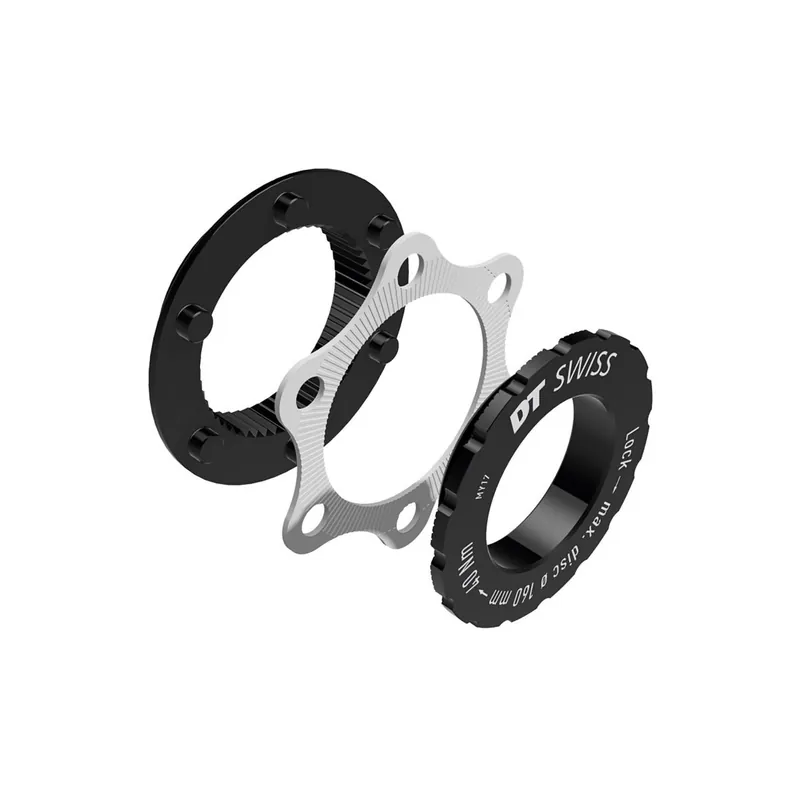 Adaptador DT Swiss de CenterLock a disco de 6 tornillos IS MTB