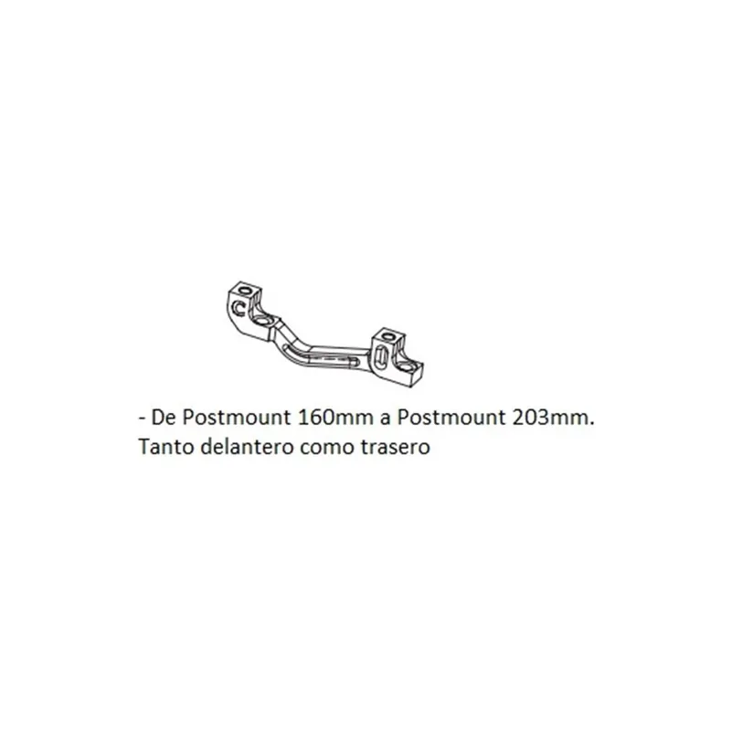 Adaptador de freno Hope C Post Mount / Post Mount 160-203
