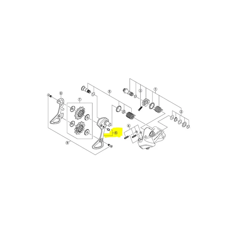 Portapoleas exterior Shimano Dura Ace Di2 9070 SS 11v