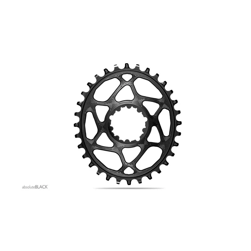Plato ovalado Absolute Black Sram Boost offset 3mm Shimano 12v