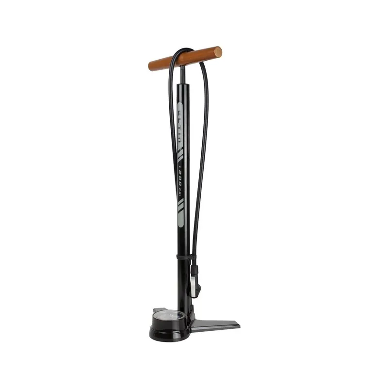 Bomba de pie Eltin retro mango madera