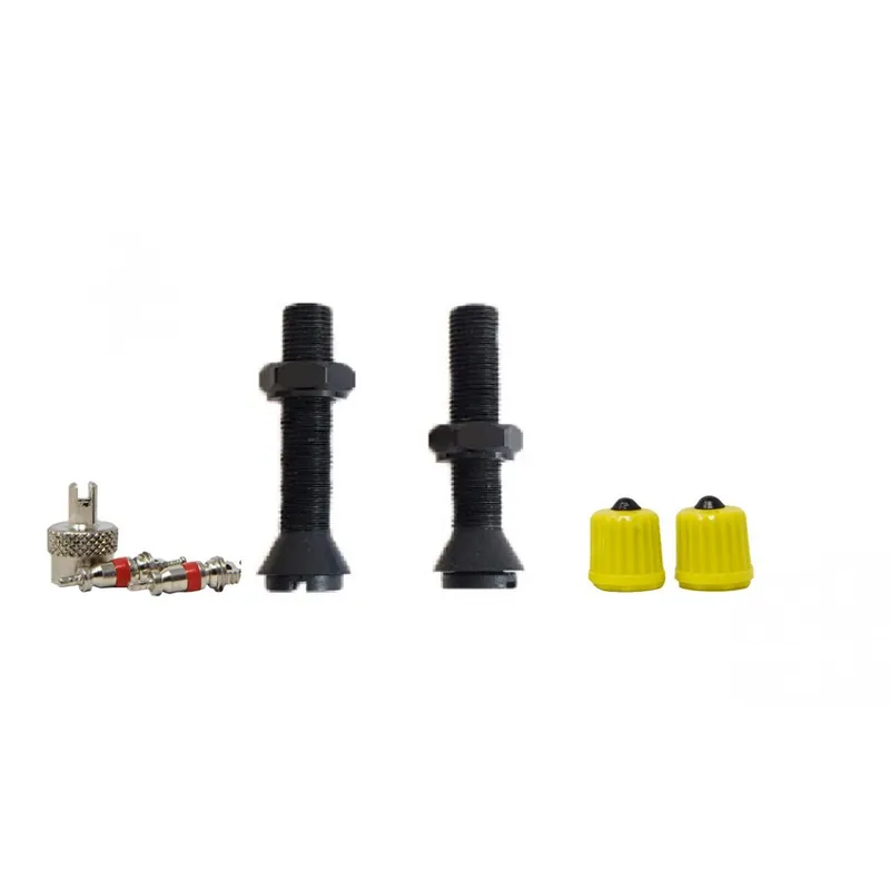 Juego 2 válvulas gruesas tubeless X-Sauce negro