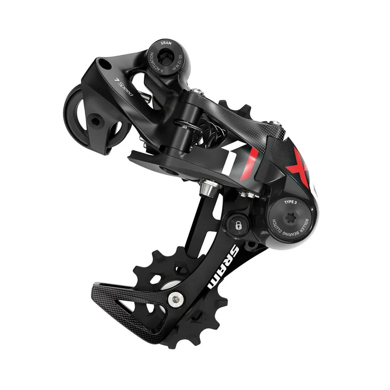 Cambio Sram X01 DH 10 velocidades caja corta negro/rojo