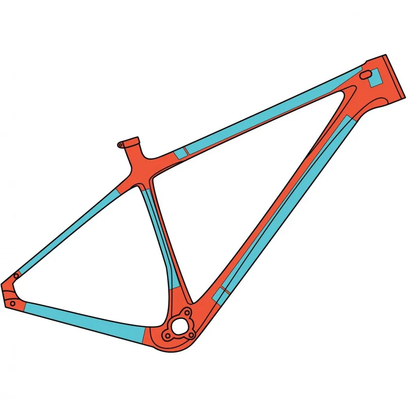 Protector de cuadro Ride Wrap para Hardtail MTB