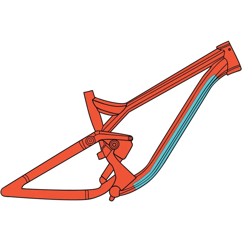 Protector de cuadro Ride Wrap Essential Downtube Xtra Thick