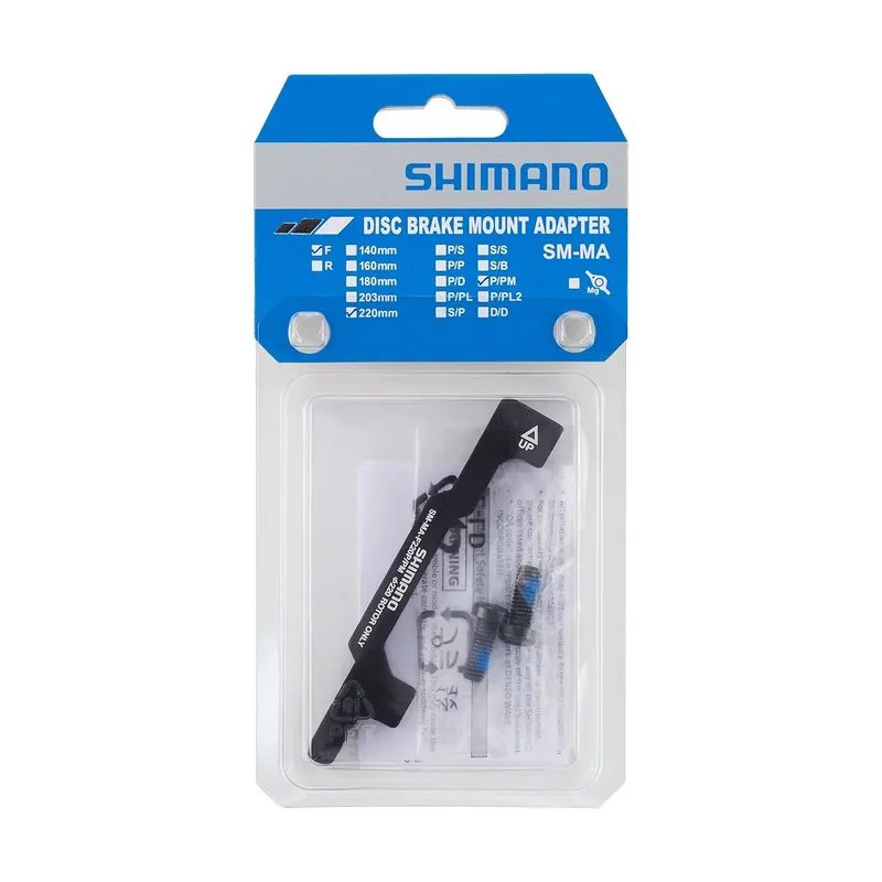 Adaptador disco delantero 220mm Shimano SM-MA-F220P/PM