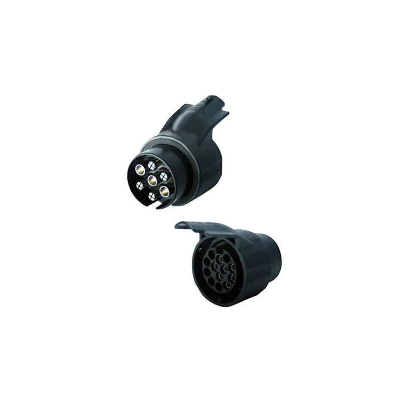 Adaptador eléctrico Peruzzo para pasar de 7 pines a 13 para portabicis de bola