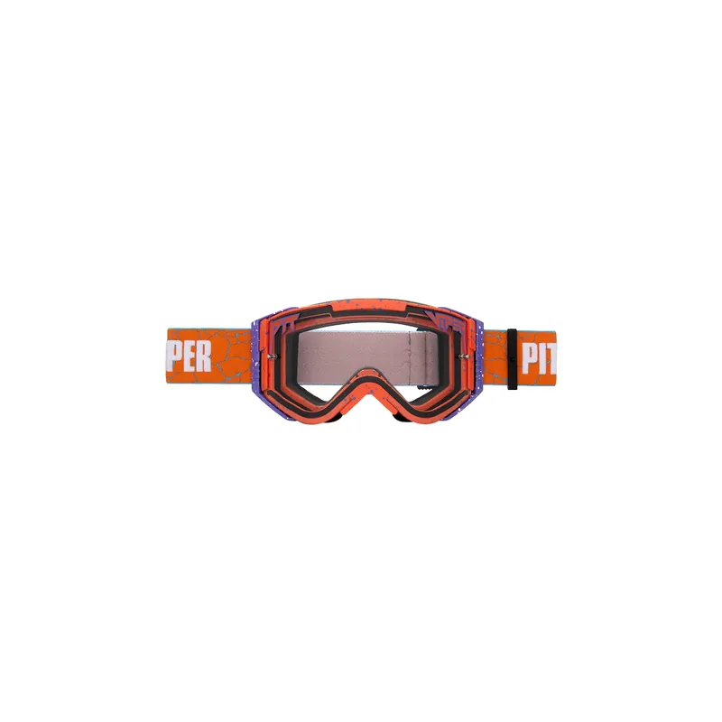Máscaras Pit Viper Brapstrap Terremoto lente transparente