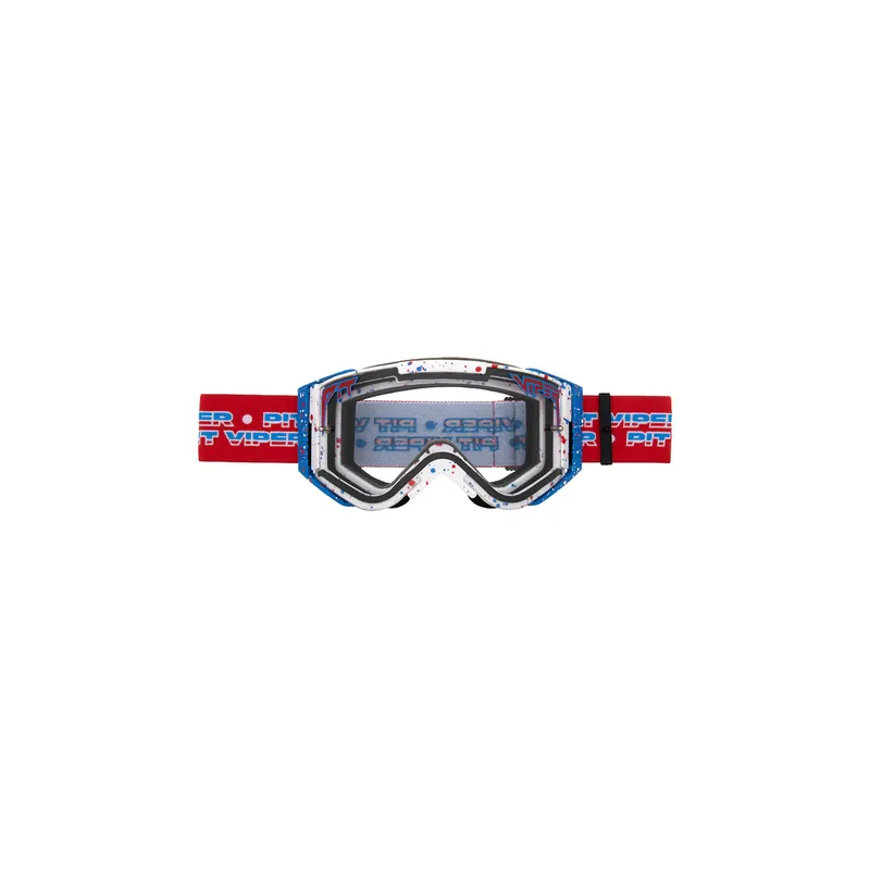 Máscaras Pit Viper Brapstrap The Roost Rocket lente transparente