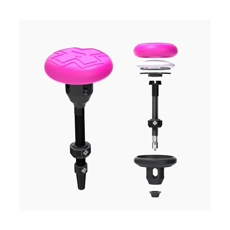 Kit Soporte y valvula porta AirTag de Muc-Off