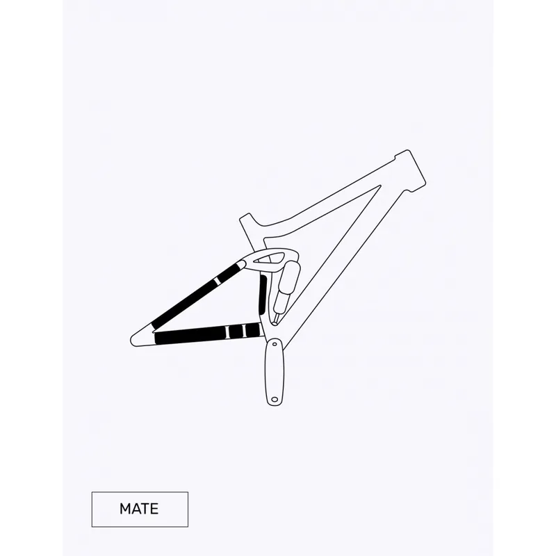 Vinilo protector de vainas Restless Bike transparente Mate