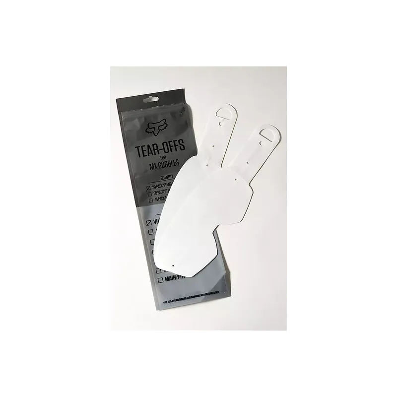 Tear Offs Máscara Fox AIRSPACE/MAIN VLS - Pack de 20