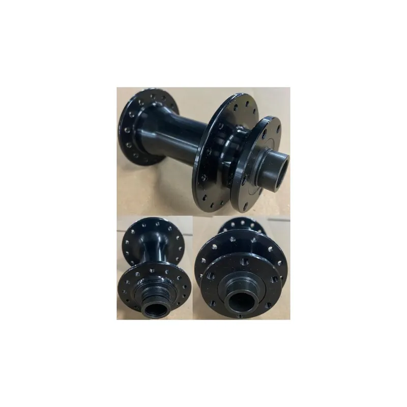 Buje delantero Giant RD02F 15x110mm 6 tornillos negro 28 agujeros