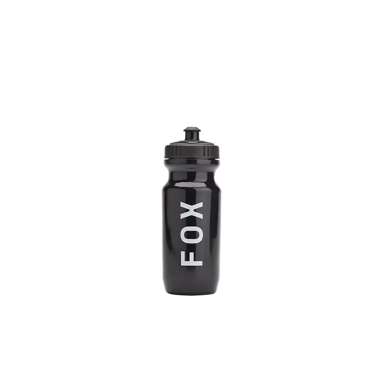Bidón de agua Fox Base 650ml negro / transparente sin BPA